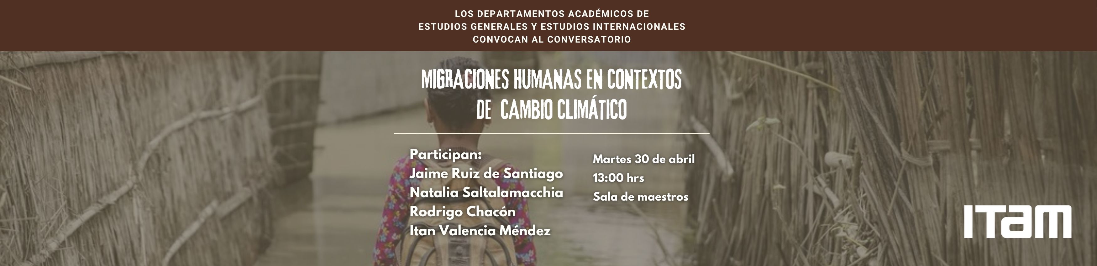 Conferencia migraciones climáticas